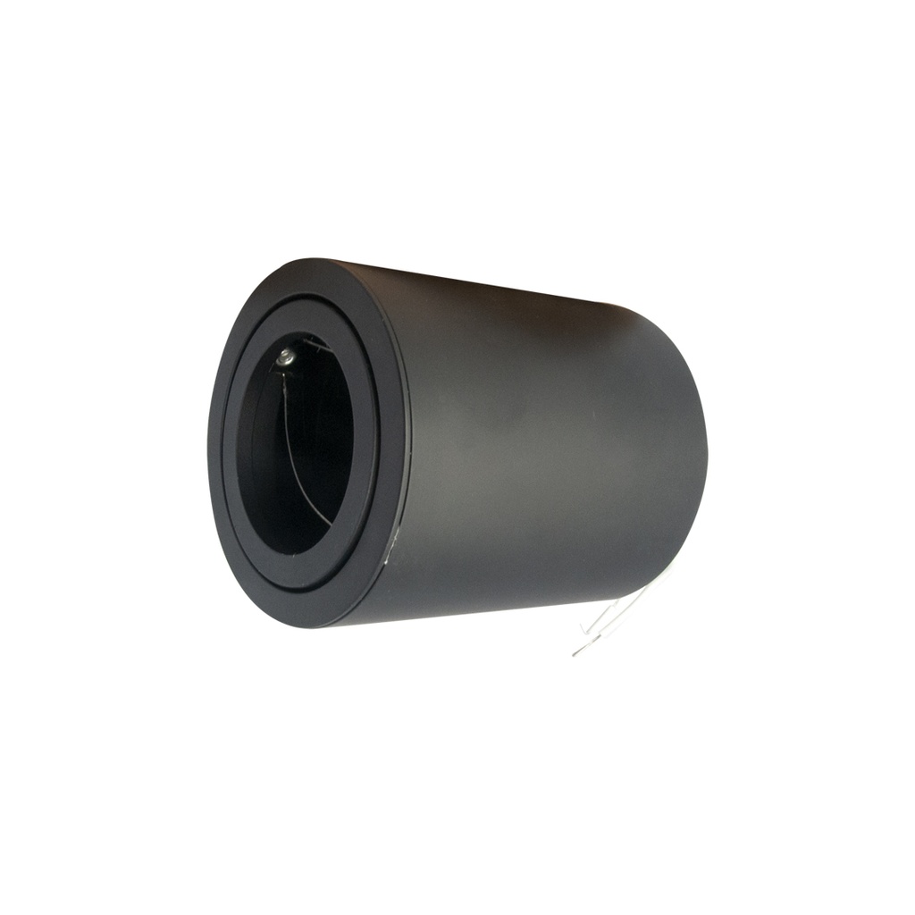APLIQUE DE TECHO SUPERFICIAL PARA DICROICO GU10 ORIENTABLE COLOR NEGRO REF.LUM-S-7180 MARCA LUMIND