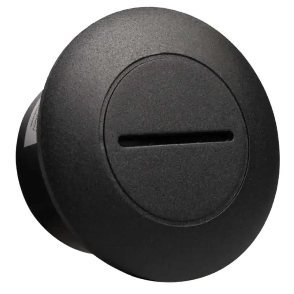 APLIQUE PARED LED INTEGRADO 5 W 3000 K IP65 REDONDO LUZ STEP COLOR NEGRO REF. LUM-244 MARCA LUMIND