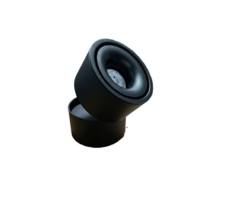APLIQUE DE TECHO LED INTEGRADO DIRIGIBLE 15 W 3000 K 100 - 230 V NEGRO REF. LUM-284 MARCA LUMIND
