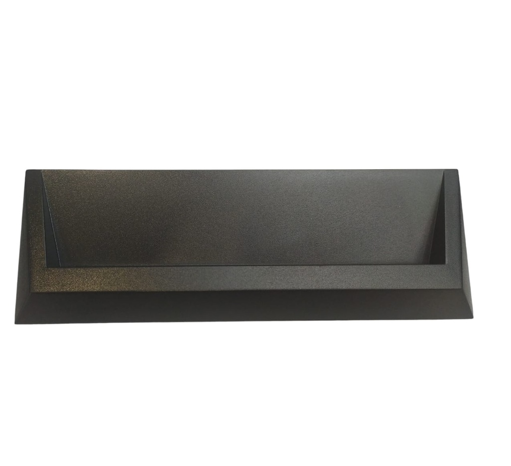 APLIQUE PARED LED INTEGRADO 1.6W 3000 K IP54 100-240V RECTANGULAR NEGRO REF. LUM-439 MARCA LUMIND