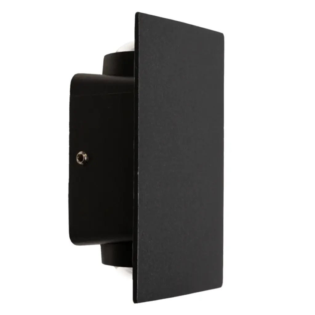 APLIQUE PARED LED INTEGRADO 2W X1 3000K IP54 MINI UP & DOWN COLOR NEGRO LUM- 457 MARCA LUMIND