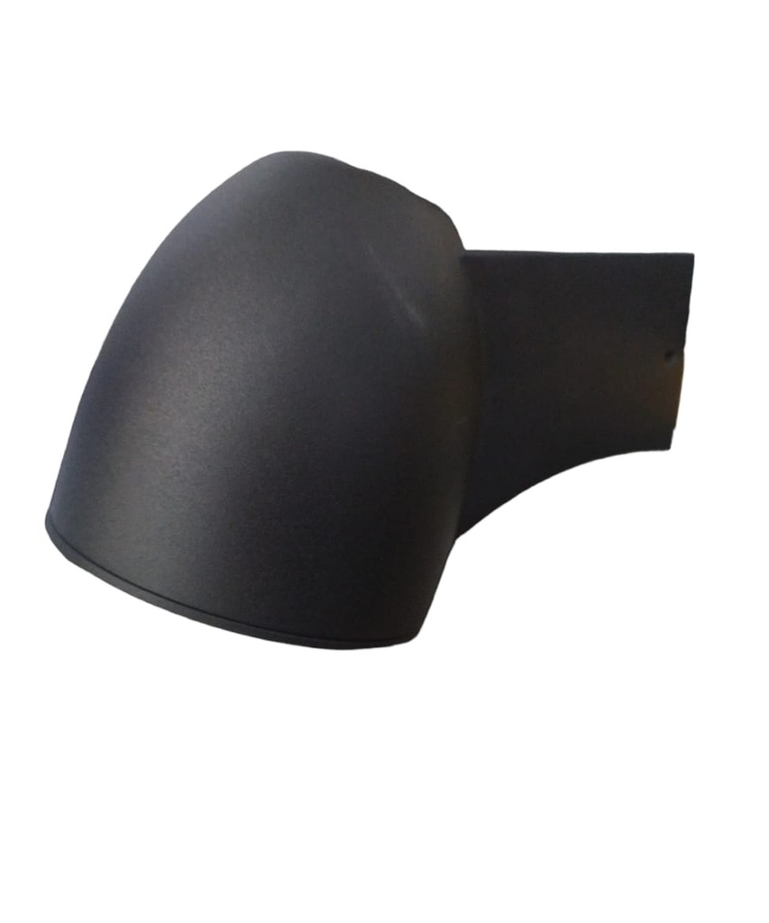 APLIQUE PARED PARA DICROICO IP54 10 X 9 X 13 CM WALL OVO P/ EXTERIOR NEGRO REF. LUM-480 MARCA LUMIND