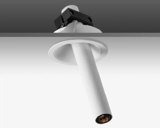 APLIQUE DE TECHO LED INTEGRADO 3W 3000K 100-240V SNIPER MEDIANO RECEDIDO REF. LUM-490 MARCA LUMIND