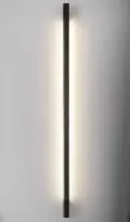 APLIQUE PARED INTEGRADO 20W 1800LM 100-240V SUPERFICIAL 120CM COLOR NEGRO REF. LUM-758 MARCA LUMIND