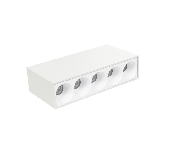 APLIQUE DE TECHO SUPERFICIAL INTEGRADO 10W 3000K 136X35X70MM COLOR BLANCO REF. LUM-907 MARCA LUMIND