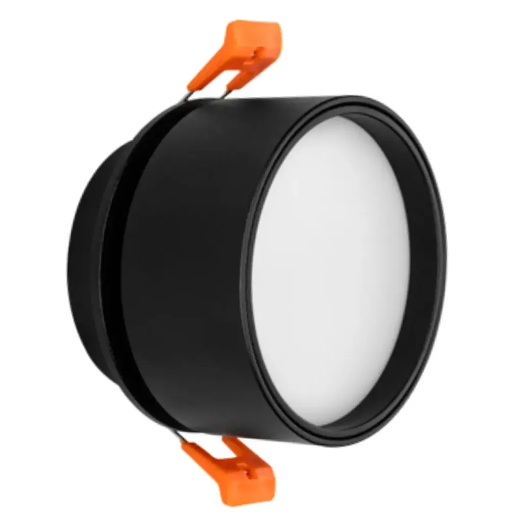 APLIQUE EMPOTRABLE TECHO ORIENTABLE 7080MM 3000K C/OSRAM 2835 115V REF. LUM-930 C/DORADO- NEGRO 12W