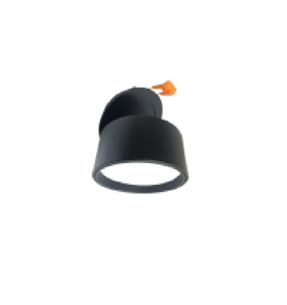 APLIQUE EMPOTRABLE TECHO ORIENTABLE 7080MM 3000K C/OSRAM 2835 115V REF. LUM-930 C/DORADO- NEGRO 12W