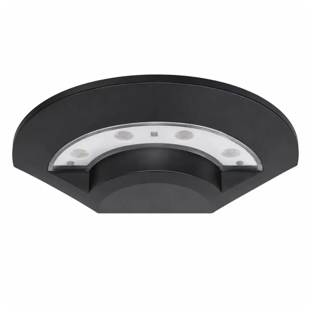 APLIQUE PARED LED INTEGRADO 4 W 3000 K IP54 CONO PLANO COLOR NEGRO REF. BD819B MARCA LUMIND