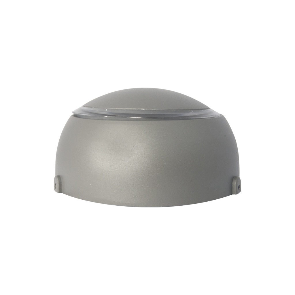 APLIQUE PARED LED INTEGRADO 5 W 3000 K IP54 HONGO REDONDO COLOR GRIS REF. BD828B MARCA LUMIND
