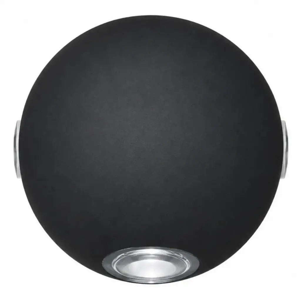 APLIQUE PARED LED INTEGRADO 4 W 3000 K IP54 " FOR WAY" COLOR NEGRO REF. BD827W4B MARCA LUMIND