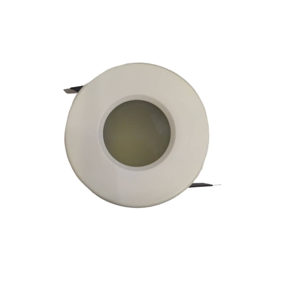 APLIQUE SPOT REDONDO HERMETICO DIRIGIB. P/EMP.1 LUZ BLANCO C/GU10 S/BOM REF.GP-S-FS085 MARCA LUXOLAR