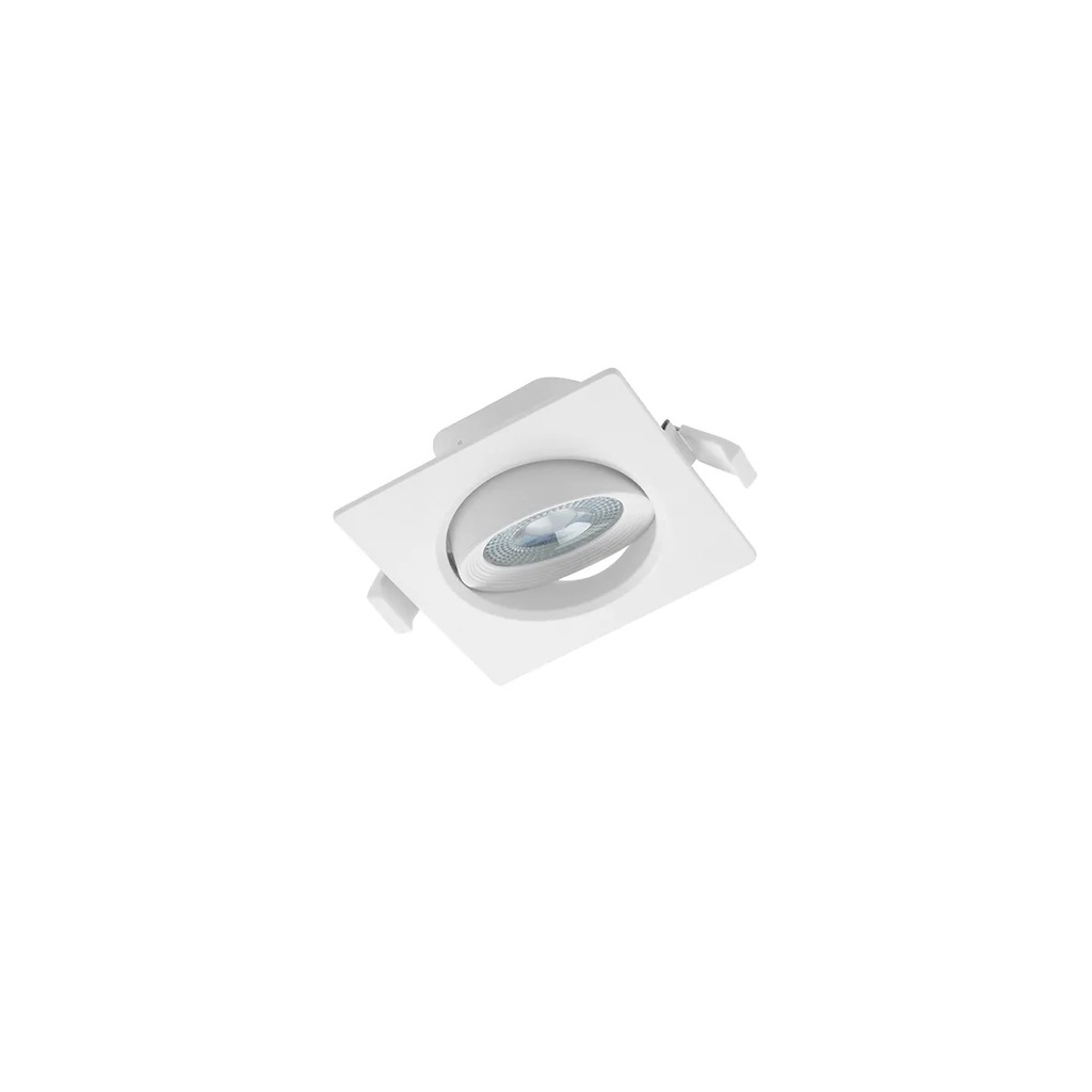 APLIQUE CUADRADO DIRIGIBLE PARA EMPOTRAR 1 DICROICO REF. LUX.GP-H-ZT-1-Q MARCA LUXOLAR