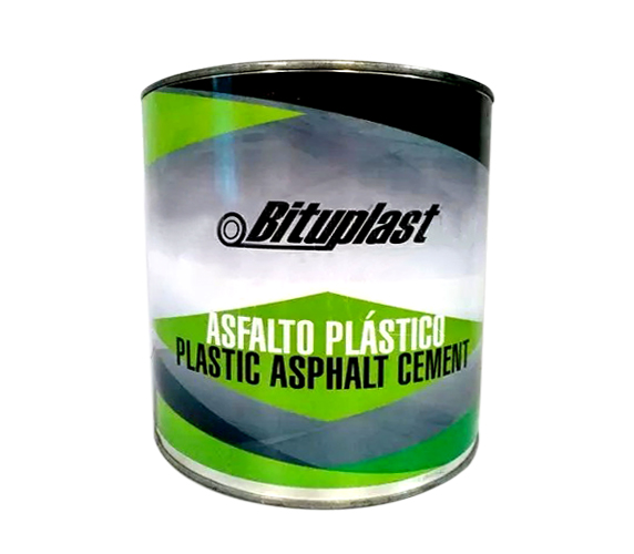 ASFALTO PLASTICO DE 1 GL COD. 29409 REF. 000152 ENVASE PLASTICO MARCA BITUPLAST