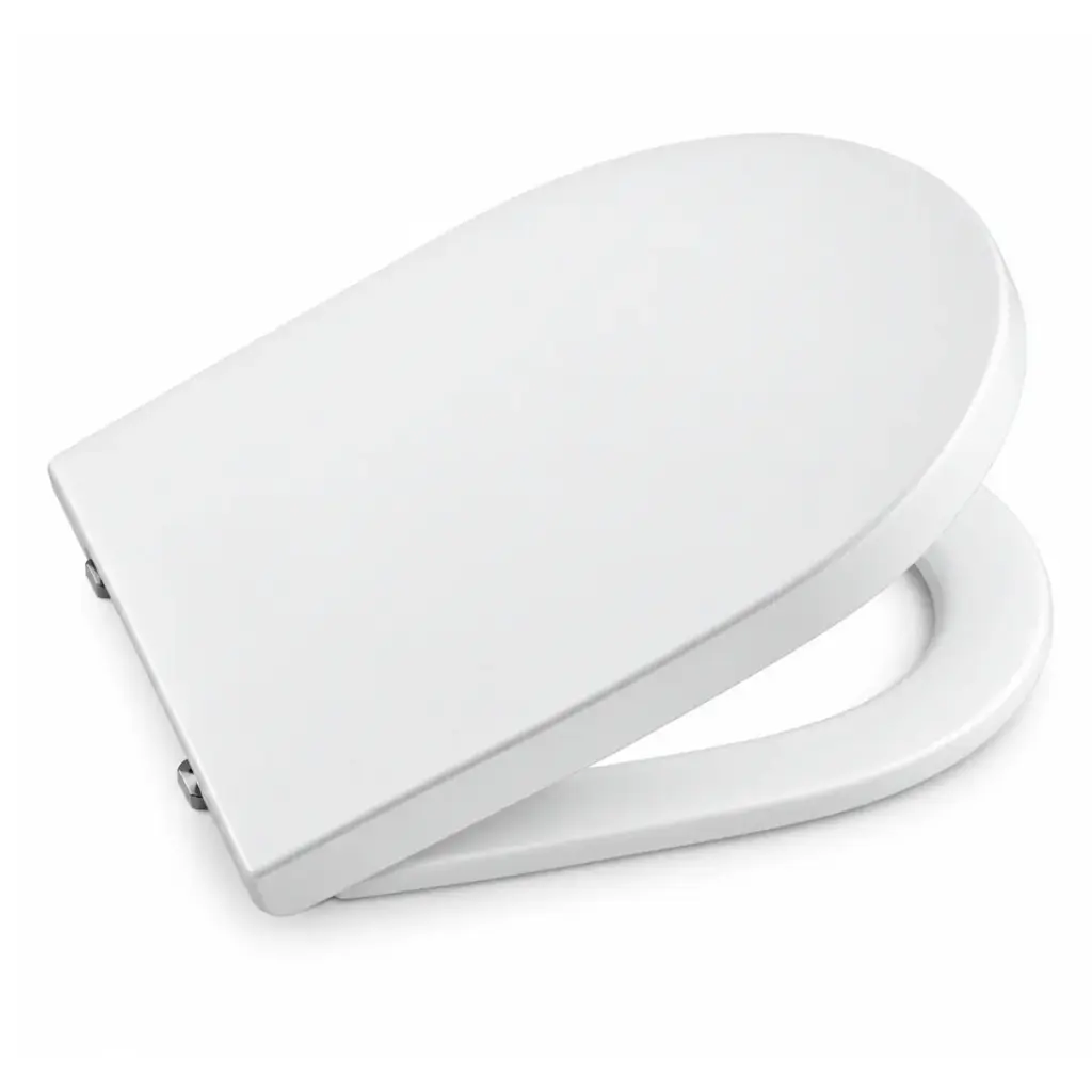TAPA ASIENTO AMORTIGUADO INSPIRA ROUND PERLA REF. RO-WC0198 MARCA ROCA