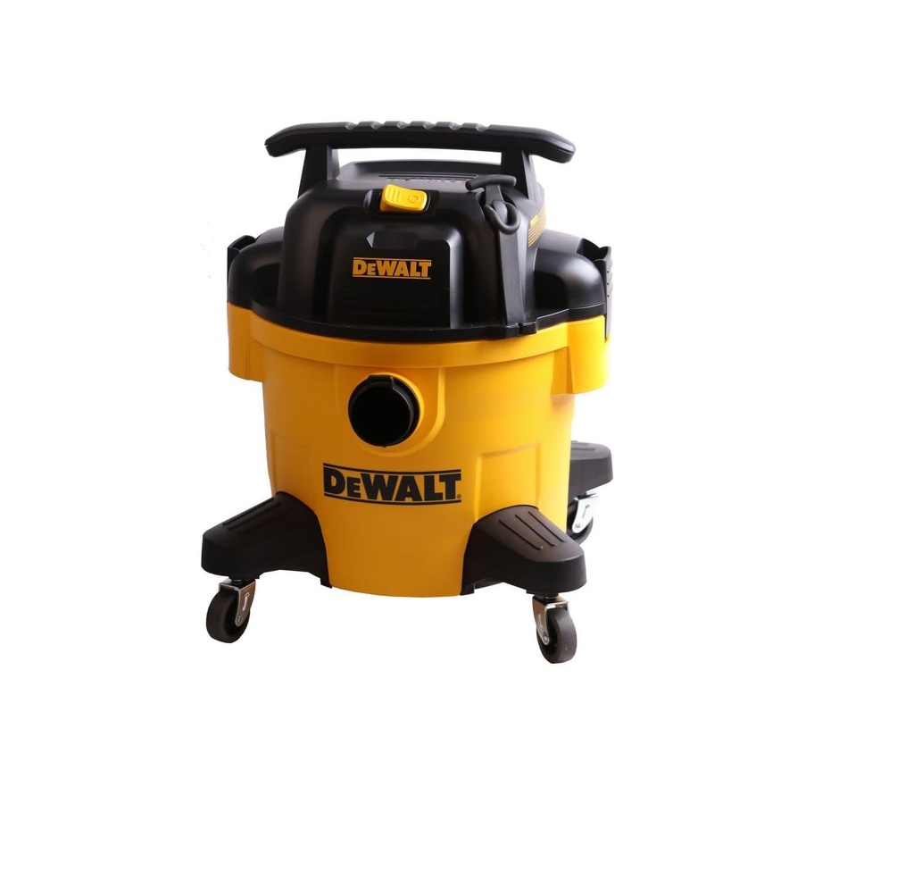ASPIRADORA ACERO INOX P/SOLIDO Y LIQUIDO 6 GAL - 23 LTS 4 HP 80 CFM REF. DXV06P MARCA DEWALT