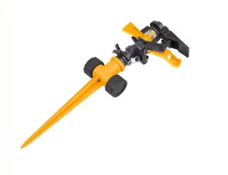 ASPERSOR DE IMPULSO PLASTICO ROSCA 3/4" NH - COBERT. ASPERSIÓN 26 MTS / ABS REF. 57385 MARCA TOLSEN