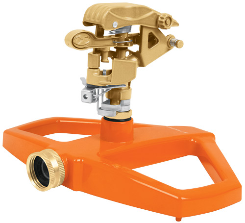 ASPERSOR / ROCIADOR DOBLE METALICO 40-50 PSI 21MT ALCANCE 360° REF. 10309 MARCA TRUPER