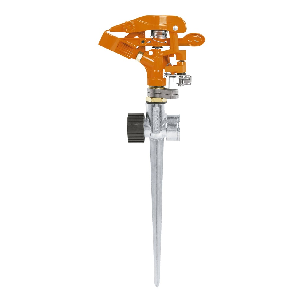 ASPERSOR / ROCIADOR DE JARDIN CON ESTACA 60 PSI 9MT DE ALCANCE 360° GRADU REF. 10321 MARCA TRUPER