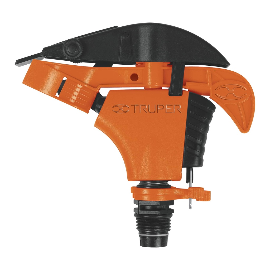 ASPERSOR / ROCIADOR SENCILLO PLASTICO 40-50 PSI 17MT ALCANCE 360° MOD. ASP-P REF. 10333 MARCA TRUPER