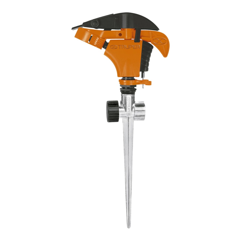 ASPERSOR / ROCIADOR DOBLE PLASTICO 40-50 PSI 17MT ALCANCE 360° CONEXION SERIE REF.10339 MARCA TRUPER