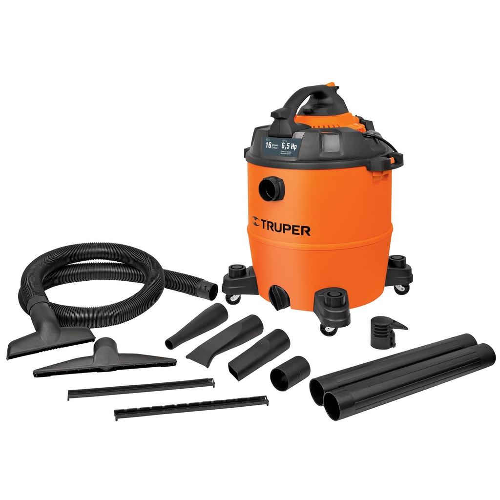 ASPIRADORA / SOPLADORA 16 GAL. 4800W 6.5 HP MOD.ASPI-16 REF.11100 MARCA TRUPER