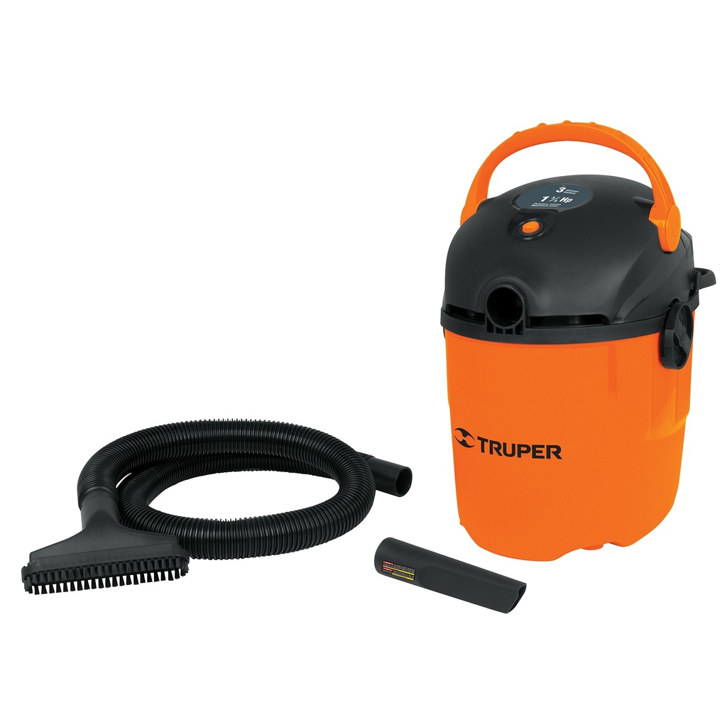 ASPIRADORA 3 GAL. LIQ Y SOLD. 2200W 2 HP MOD. ASPI-03 REF. 12091 MARCA TRUPER