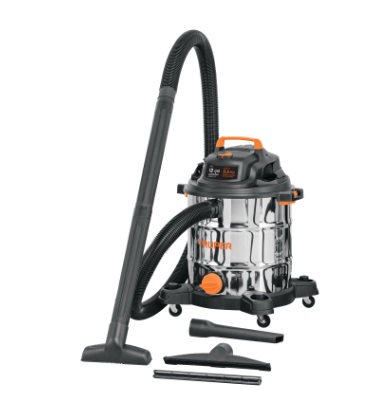 ASPIRADORA 12 GAL. LIQ Y SOLD. 4100 W 5,5 HP ACERO INX MOD. ASP-12X REF. 101524 / K1524 MARCA TRUPER