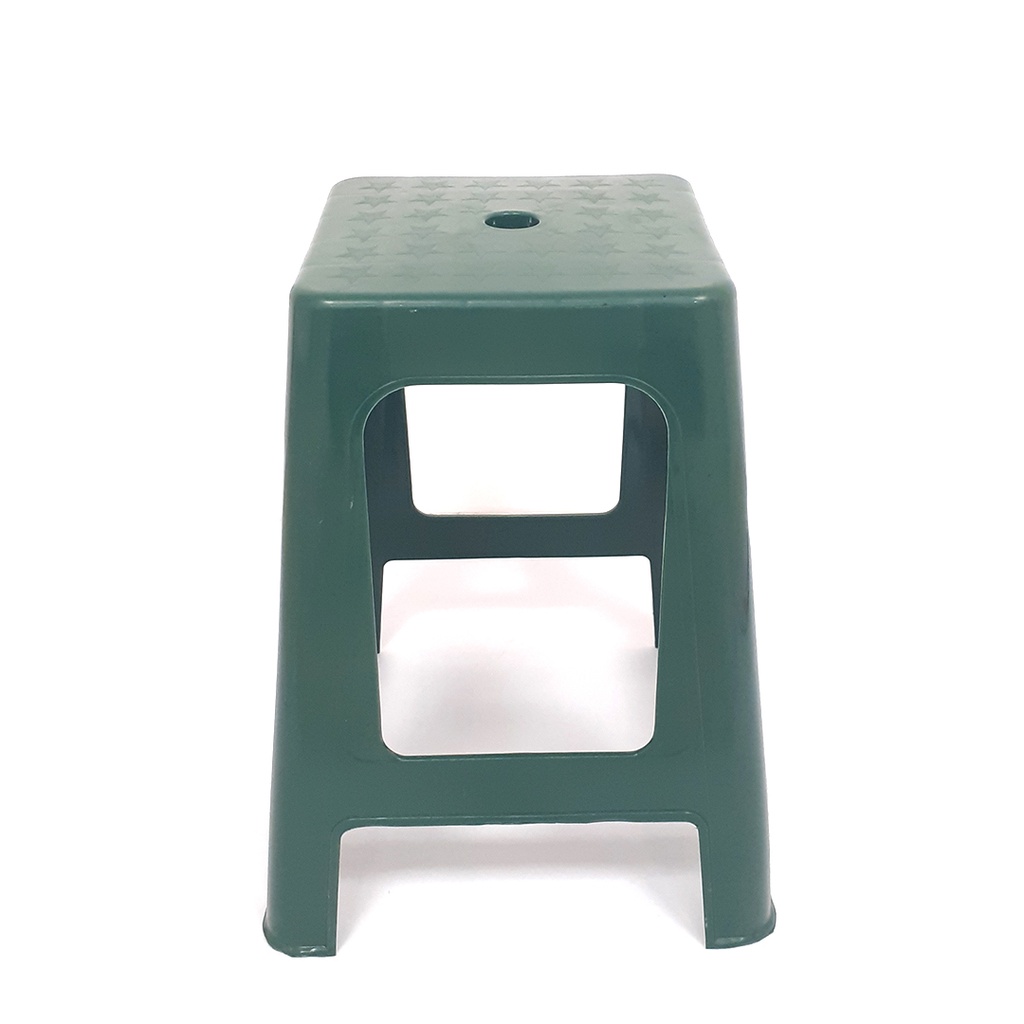 BANQUITO PLASTICO CUADRADO VERDE MARCA BEPLAST