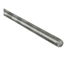 BARRA ROSCADA G2 DE 1/4" X 1 MTS UNC ZINCADA MARCA AVILA