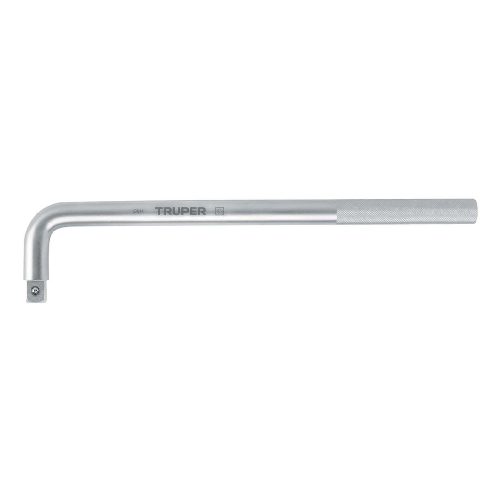 BARRA / PALANCA EN L CROMADO MANDO 3/4" X 18" MOD. L-5686 REF. 13914 / 641668 MARCA TRUPER