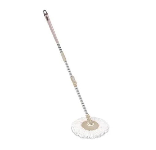 BASTON EXTENSIBLE CENTRIFUGO GIRATORIO 360° ALTO 1,35 CM CON MOPA MARRON REF. 200016 TAJANARA