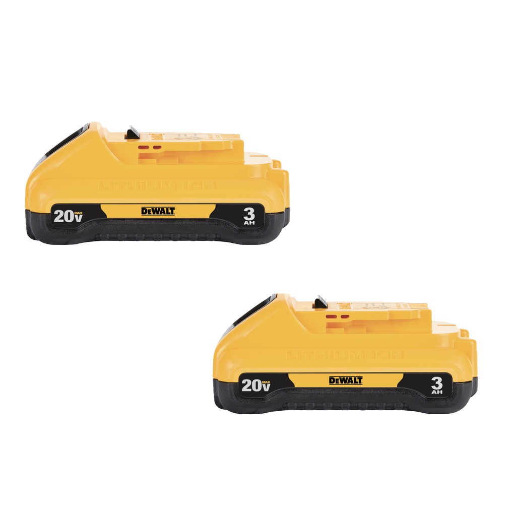 BATERIA LITIO 20 VOLTIOS (TWO PACK) 3AH (2UND) REF. DCB230 MARCA DEWALT