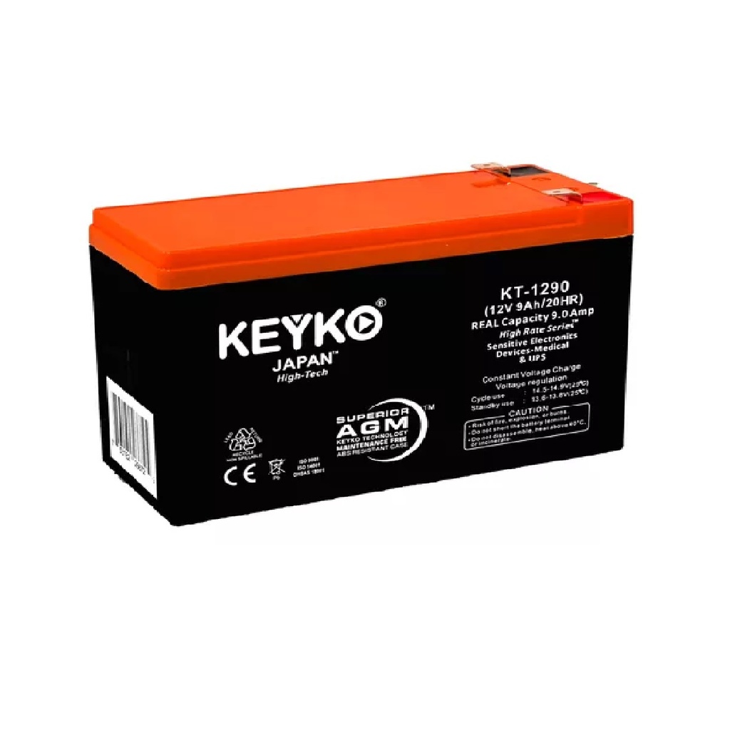 BATERIA 12 V 9 AMP REF. KT MARCA KEYKO