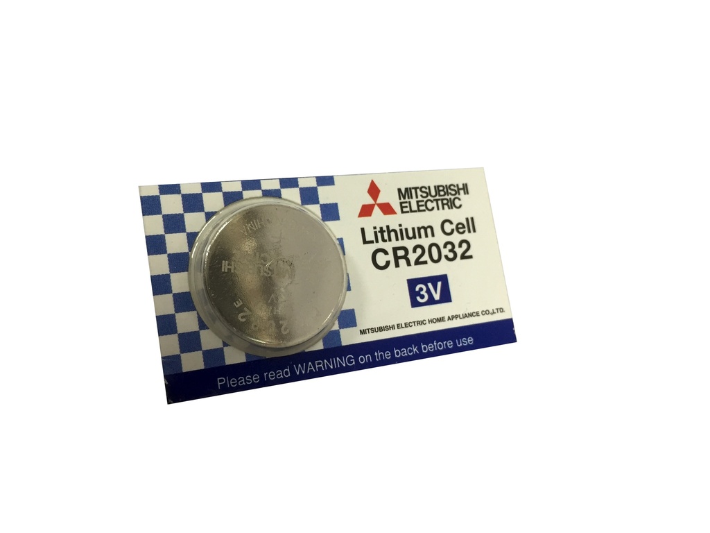 BATERIA / PILA BOTON DE LITIO "CR2032" UNIDAD 3 V REF. CR2032 MARCA MITSUBISHI