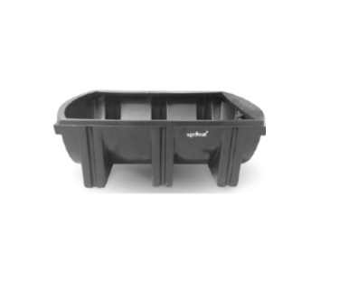 BEBEDERO DE PLASTICO 1500 LITROS LARGO 240CM X ANCHO 131CM X ALTO 70CM REF. BR1500 / 00300007 MARCA AGROMAT