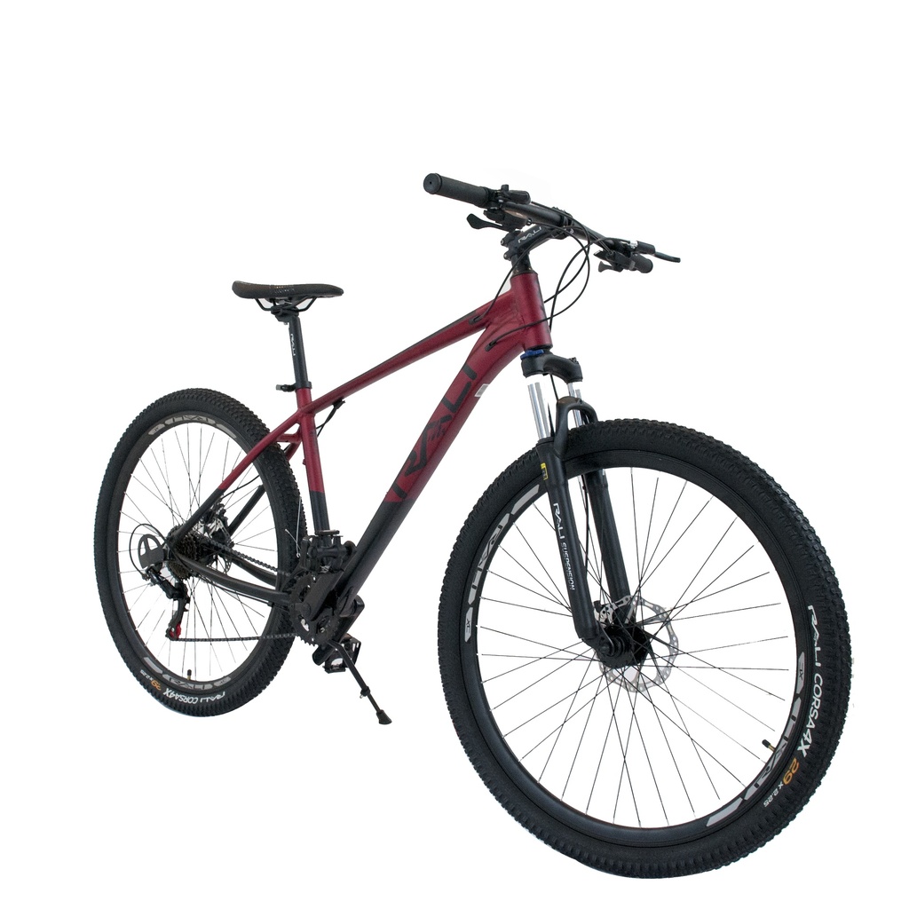 BICICLETA MONTAÑERA 29" MOD. RIO REF. 331 COLOR NEGRO - ROJO MARCA RALI