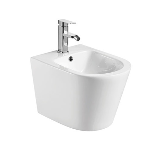 BIDET AEREO 51.5 CM X 36 CM X 34.5 BLANCO REF. KU-053FE MARCA KUBO