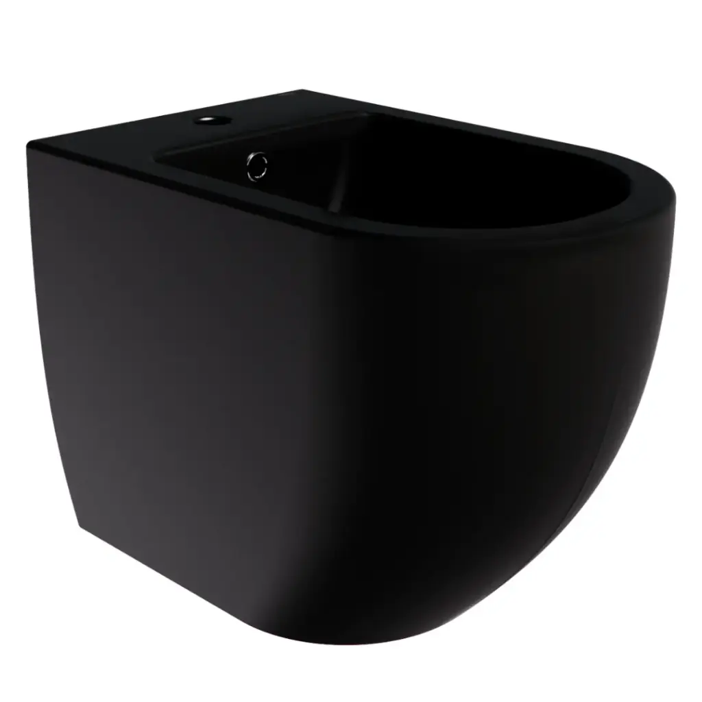 BIDET METEORA AL PISO BIDE COLOR NOIR NEGRO REF. NV-WC1885 MARCA NOVA