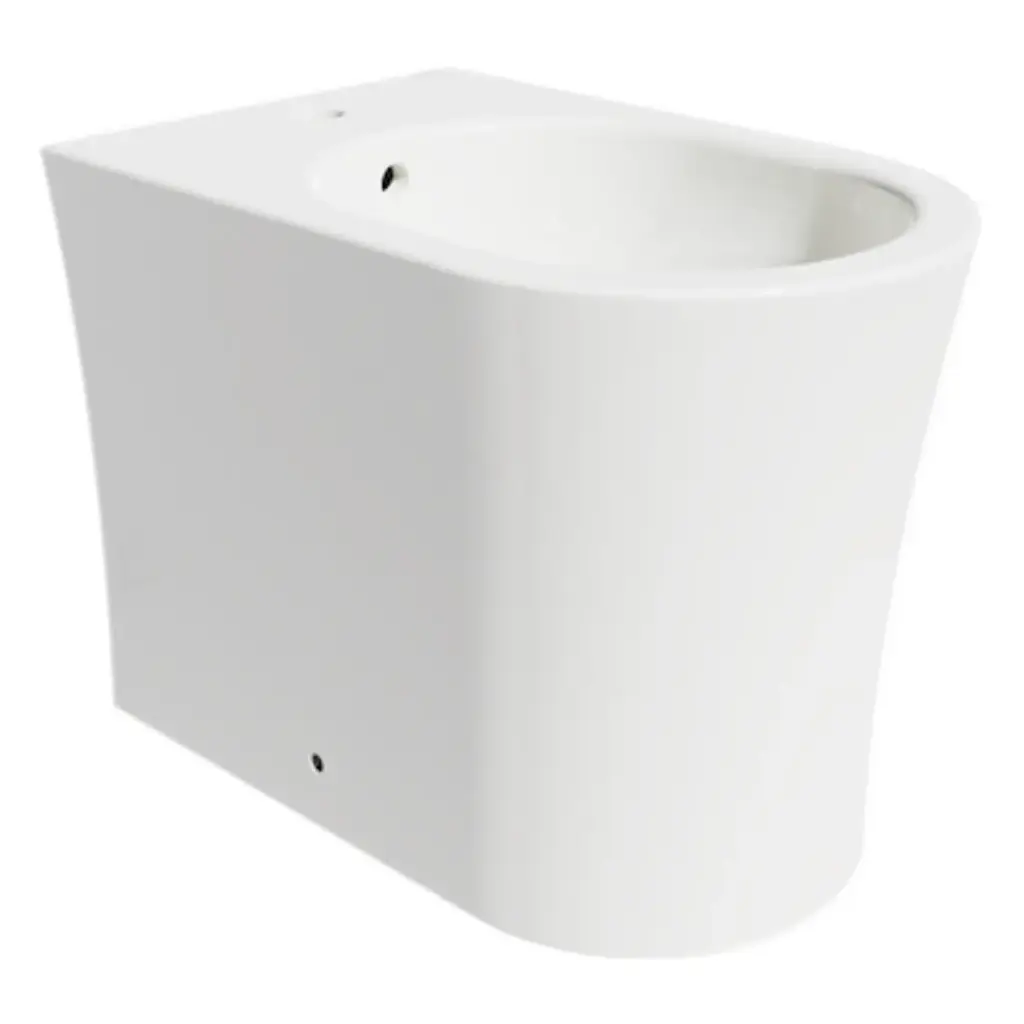 BIDET NEO ROUND AL PISO BIDE COLOR BLANCO BRILLANTE REF. NV-WC2173 MARCA NOVA