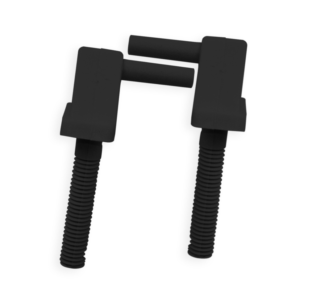 BISAGRA PLASTICA PARA ASIENTO ORQUIDEA COLOR NEGRO ( PAR ) REF. SP0020581411BO MARCA VENCERAMICA