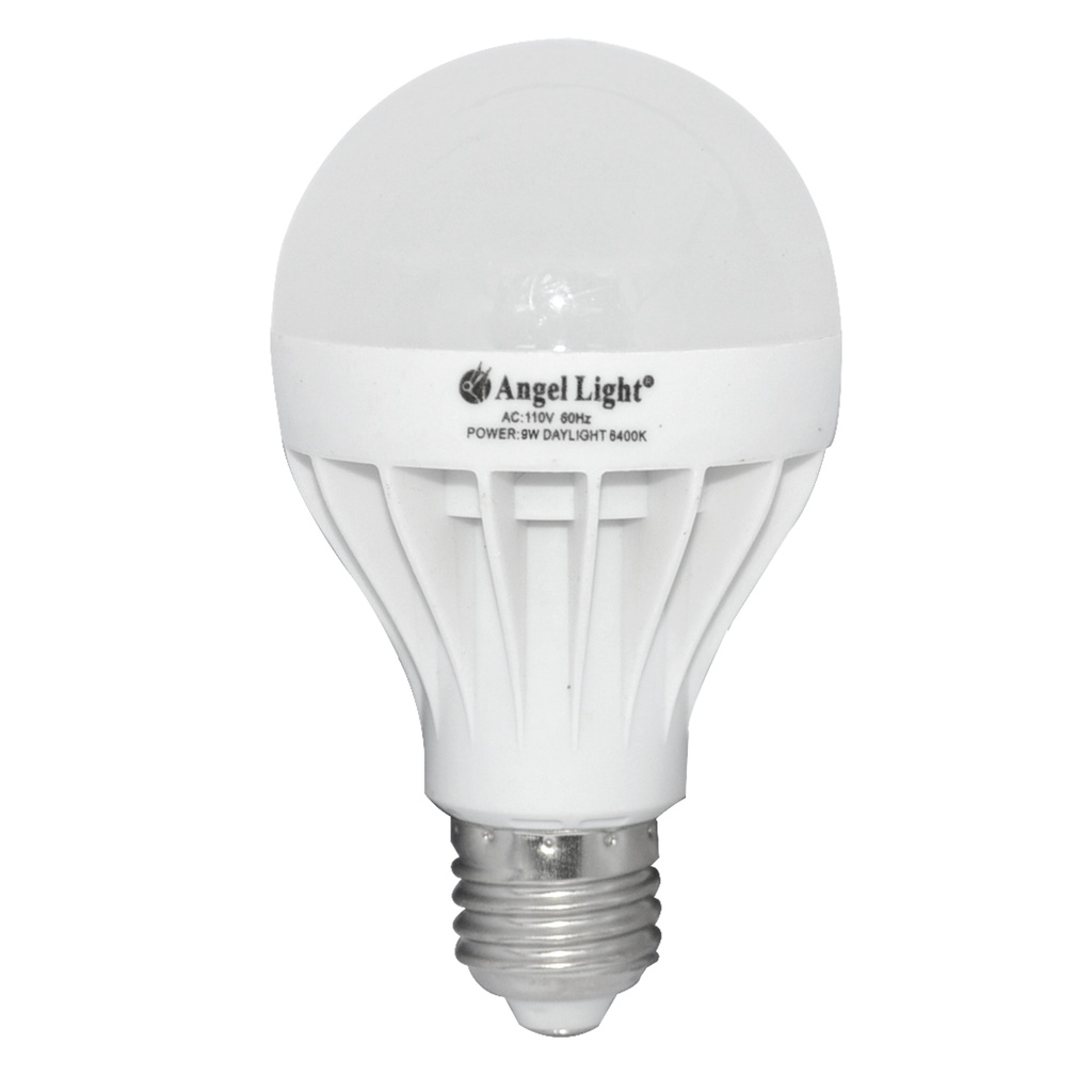 BOMBILLO LED TIPO BULBO 9 W E27 6.500 K LUZ BLANCA MARCA ANGEL LIGHT