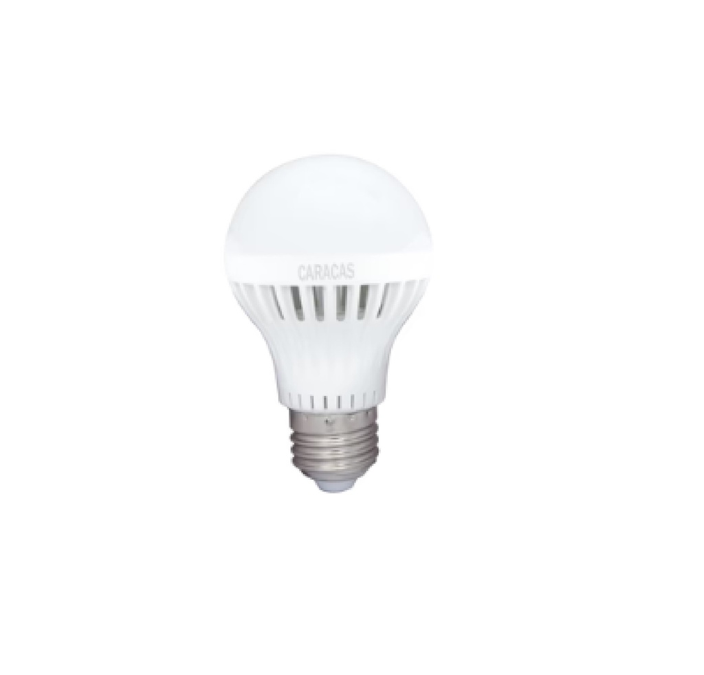 BOMBILLO LED TIPO BULBO 5 W 6.500 K COD. 658625 MARCA CARACAS