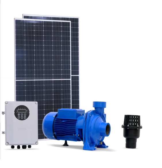 BOMBA CENTRIFUGA SOLAR 2" 1.0HP MOTOR ELECT. SOLAR. DC: 90-120V REF. 25-DCS-100 MARCA DOMOSA