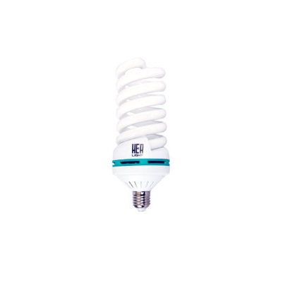 BOMBILLO AHORRADOR T6 FULL ESPIRAL 105 W ROSCA E40 240 V 6500 K REF. BOM02020 MARCA HEA LIGHT