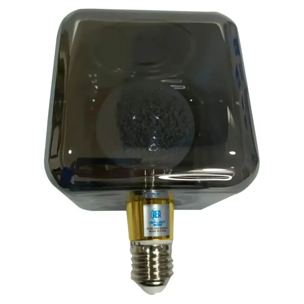 BOMBILLO LED VINTAGE NO DIMEABLE 3 W E27 85-265V CUBO HUMO REF. BOM03104 / 004769 MARCA HEA LIGHT