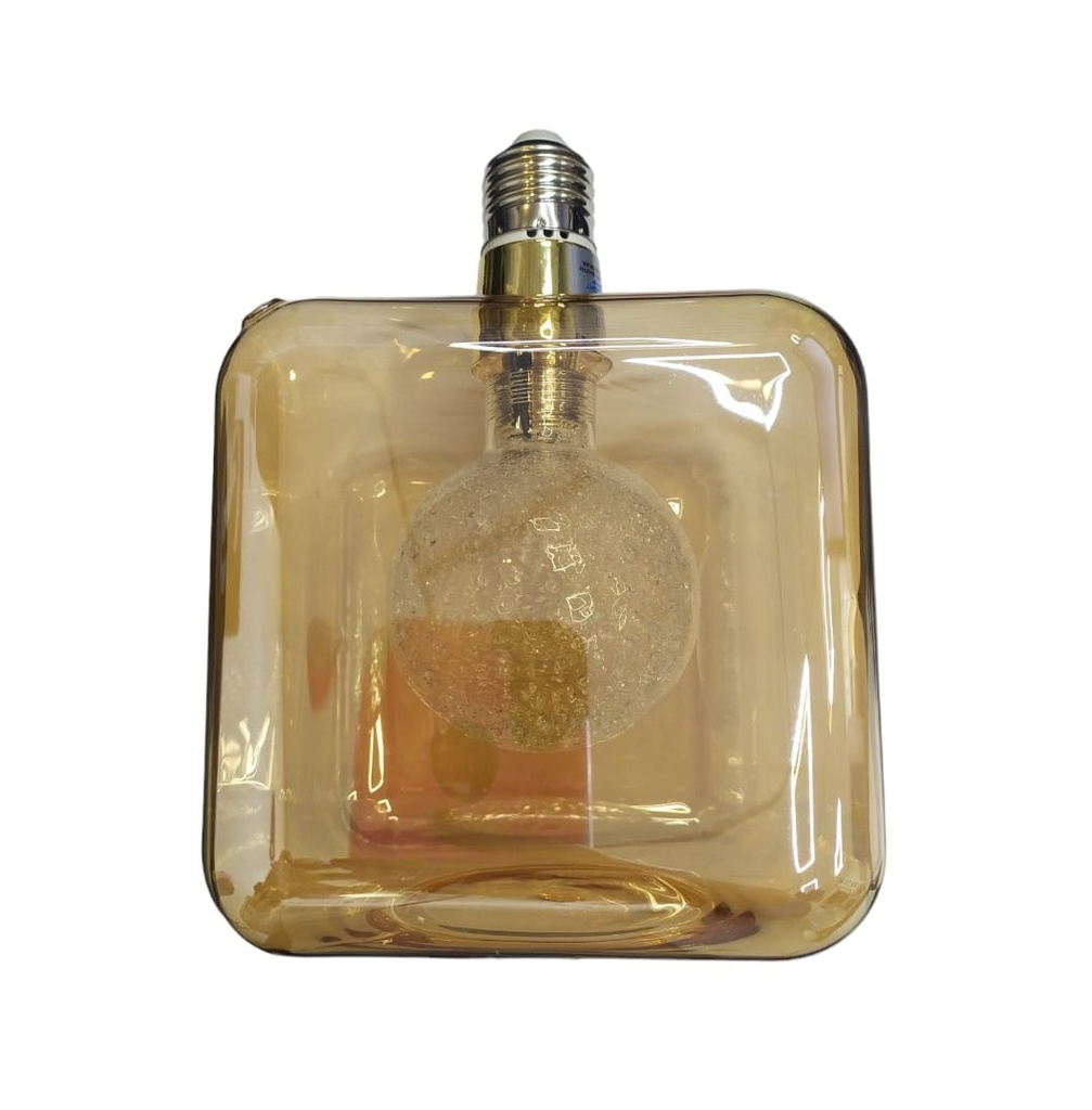 BOMBILLO LED VINTAGE NO DIMEABLE 3 W E27 85-265V CUBO AMBAR REF. BOM03105 / 004776 MARCA HEA LIGHT