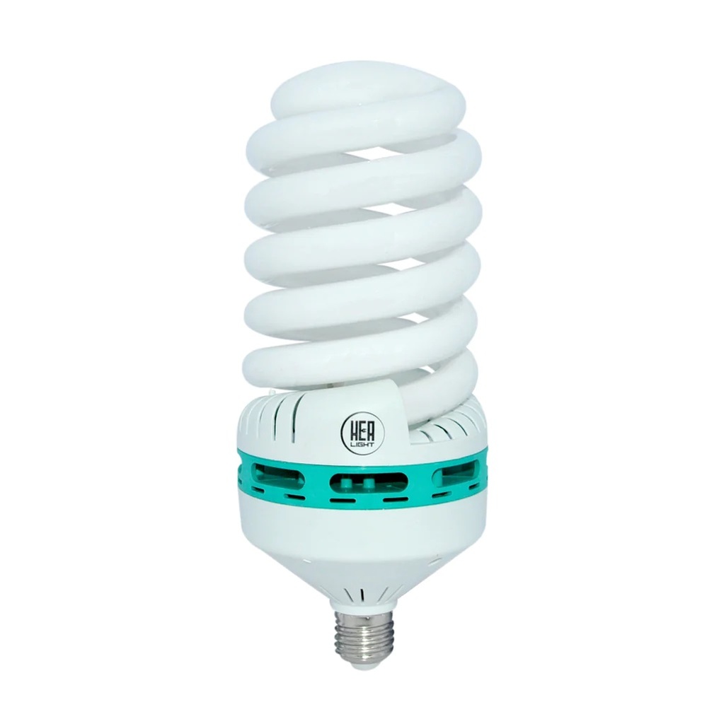 BOMBILLO AHORRADOR MEDIA ESPIRAL 105 W T5 E27 120 V 6.500 K MARCA HEA LIGHT
