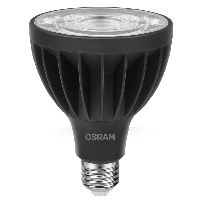 BOMBILLO LED PAR 30 CRI 90 37W E27 3.000K 3100 LM 15° NEGRO REF. 87958 / 0412 MARCA LEDVANCE OSRAM