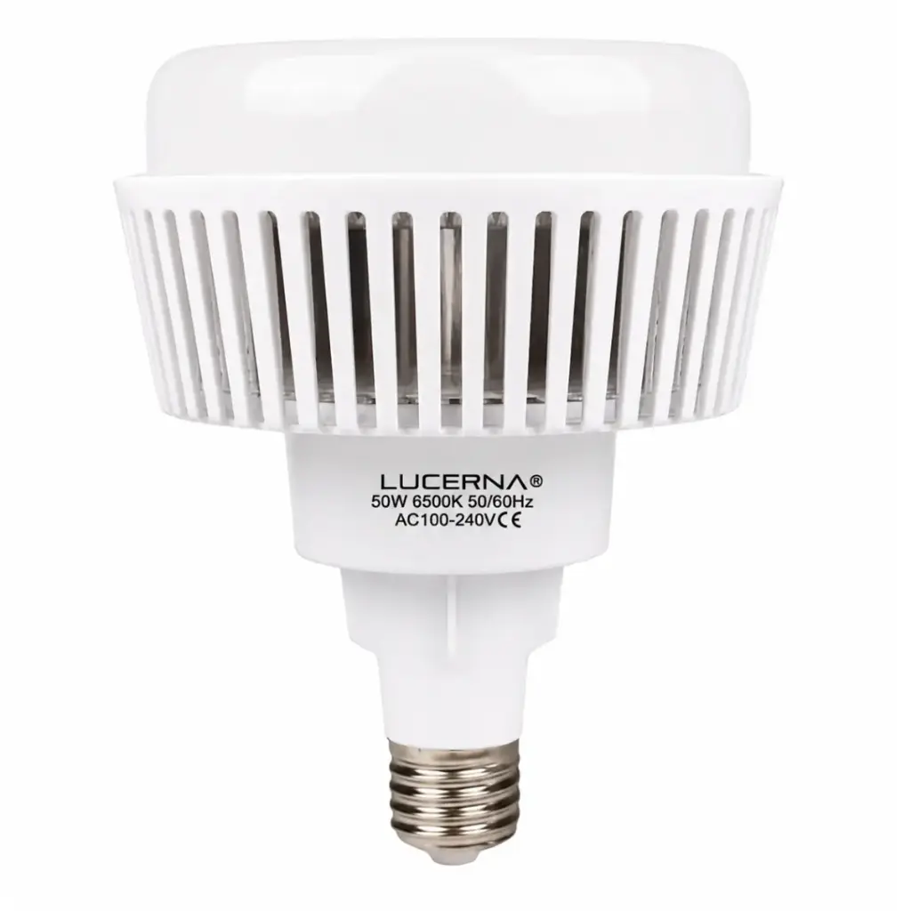 BOMBILLO LED TIPO BULBO 50W E40 6500 K (LUZ FRIA) MULT.100-240V ULTRAMAN COD.727260 MARCA LUCERNA