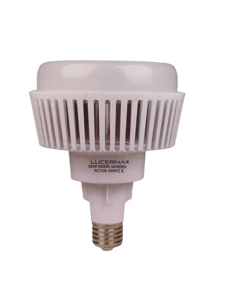 BOMBILLO LED TIPO BULBO 50W E40 6500 K (LUZ FRIA) MULT.100-240V ULTRAMAN COD.727260 MARCA LUCERNA